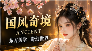 东方幻想主题场景
